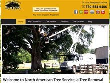 Tablet Screenshot of northamericantree.com